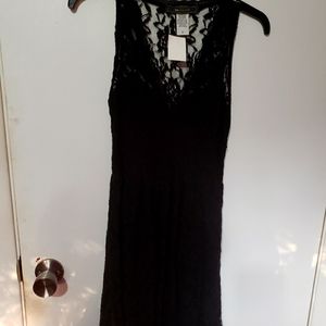 Black lace dress